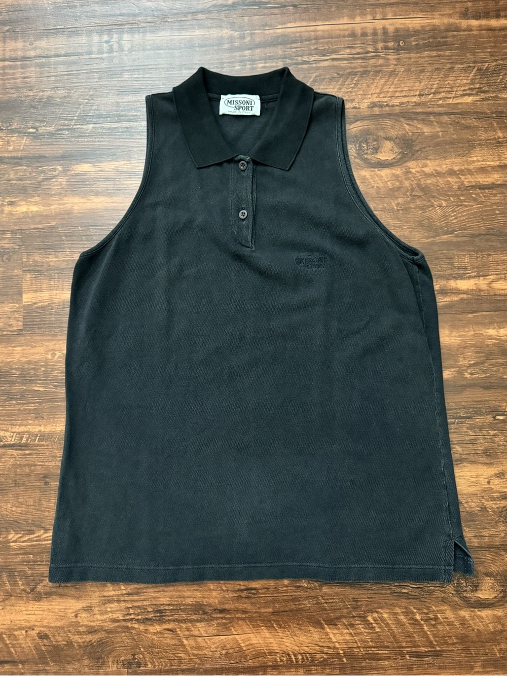 Missoni Sport Vintage Sleeveless Women’s Cotton Polo Shirt | Made in Italy